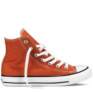 Converse Orange High-Top Sneakers